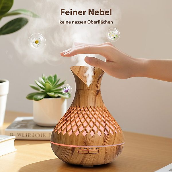 NULSTA Luftbefeuchter Aroma Diffuser Raumbefeuchter LED, günstig online kaufen