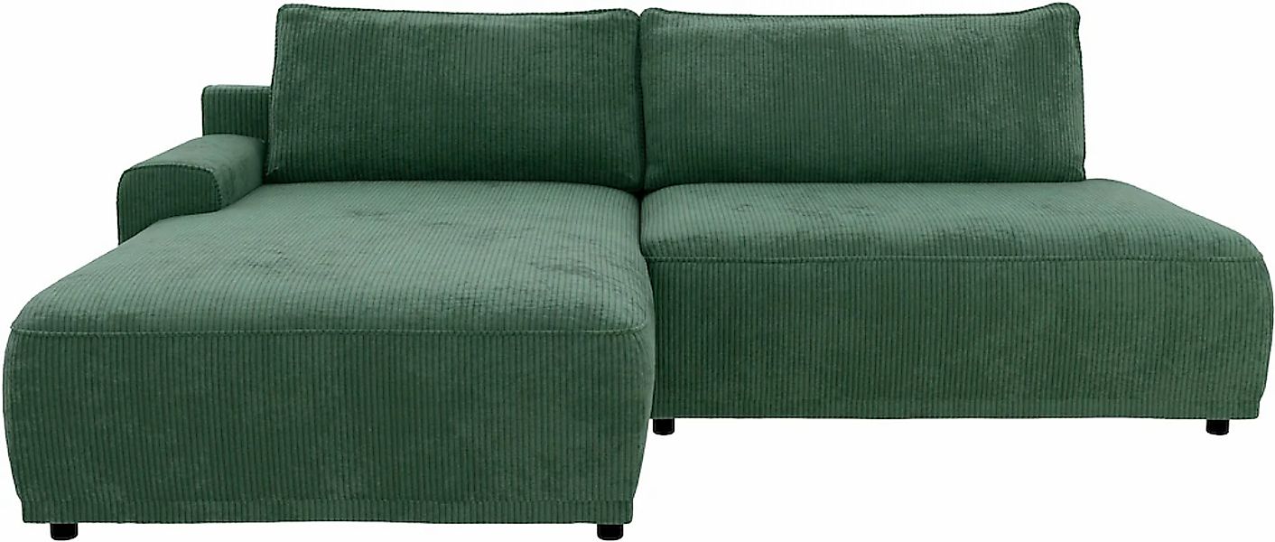 TRENDMANUFAKTUR Ecksofa "Fordon II, Schlafsofa mit Bettkasten, Couch in L-F günstig online kaufen