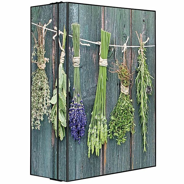 Banjado XXL Medizinschrank Abschliessbar 35x46x15cm Arzneischrank Anthrazit günstig online kaufen