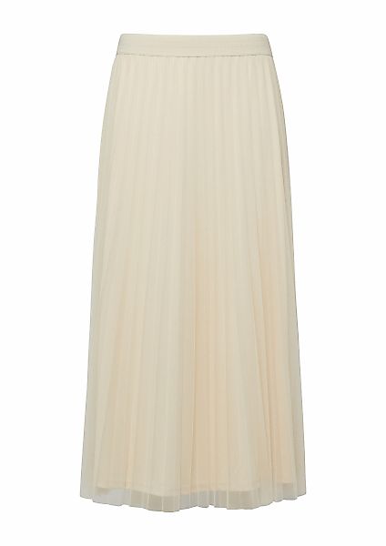 s.Oliver BLACK LABEL Midirock mit Falten und Gummibund günstig online kaufen