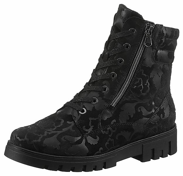 Waldläufer Schnürstiefelette "H-SERENA", Schnürboots, Profilsohle, Blockabs günstig online kaufen