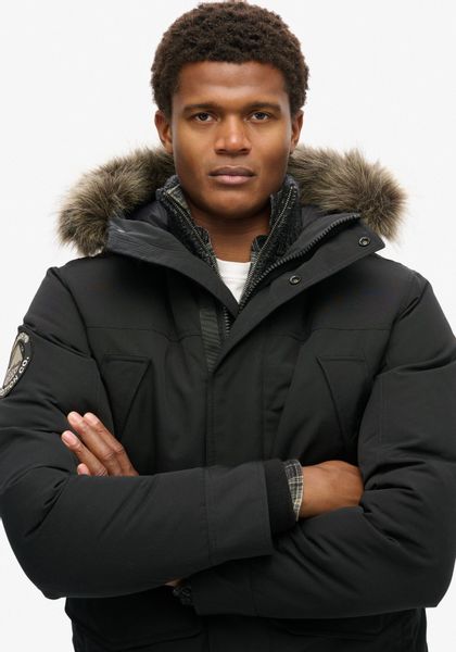 Superdry Parka "EVEREST FAUX FUR PARKA JACKET" mit Kapuze günstig online kaufen