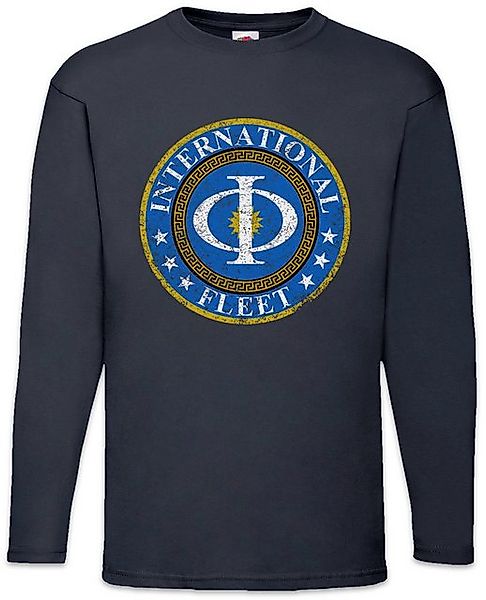 Urban Backwoods Langarmshirt Vintage International Fleet Logo Langarm T-Shi günstig online kaufen