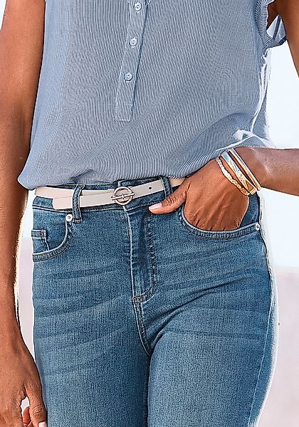 LASCANA Hüftgürtel "Hosengürtel", schmale und modische Form, Gürtel, Jeansg günstig online kaufen