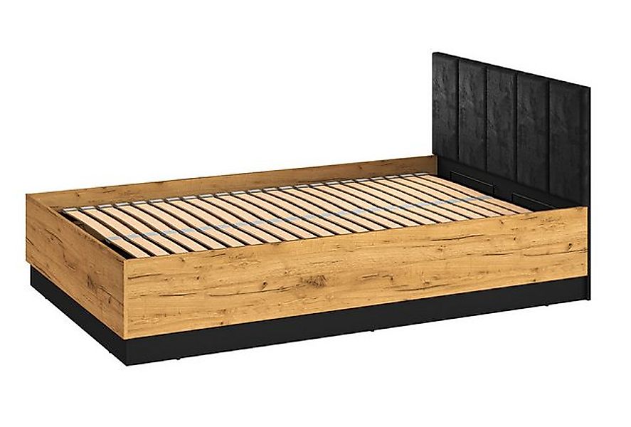 Feldmann-Wohnen Einzelbett Colt (Colt, 1-tlg., Bett), 120x200cm schwarz / C günstig online kaufen