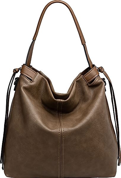 Caspar Schultertasche TS1072 große Damen XL günstig online kaufen
