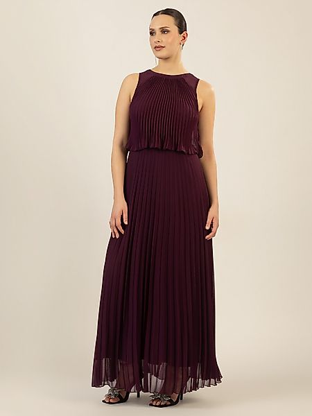 Apart Abendkleid mit lose fallendem Sonnenplissee günstig online kaufen