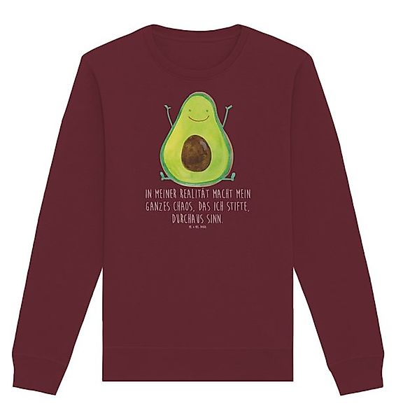Mr. & Mrs. Panda Longpullover Avocado Glücklich Größe XL - Burgundy - Gesch günstig online kaufen