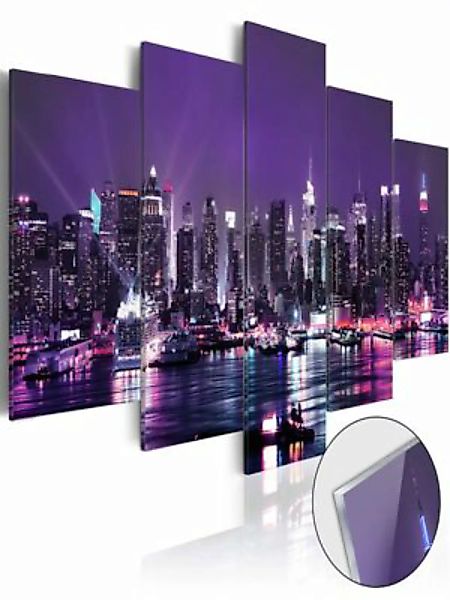 artgeist Acrylglasbild Purple Sky [Glass] mehrfarbig Gr. 200 x 100 günstig online kaufen