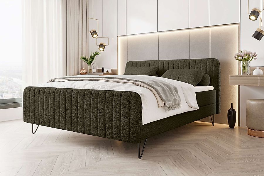 99rooms Boxspringbett Lucio (Schlafzimmerbett, Bett), 140/160/180x200 günstig online kaufen