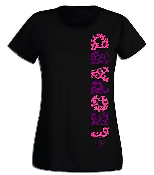 G-graphics T-Shirt Damen T-Shirt - Leopard Pink-Purple-Collection, Slim-fit günstig online kaufen