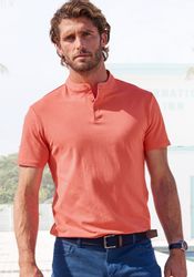 John Devin Poloshirt "mit Stehkragen," Regular-Fit, aus Baumwoll-Piqué günstig online kaufen