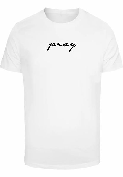 MisterTee T-Shirt "MisterTee Herren Pray EMB Tee" 1 Stk. tlg. günstig online kaufen