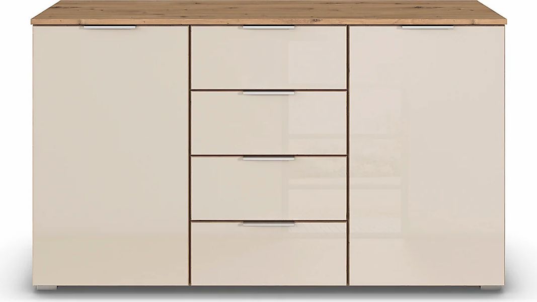 rauch Schubkastenkommode "Sideboard Kommode Schubladenkommode AGORDO mit Gl günstig online kaufen