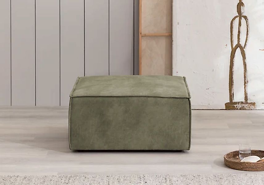 Home affaire Hocker »SHERWOOD« Hocker quadratisch, ideale Ergänzung zum Lov günstig online kaufen