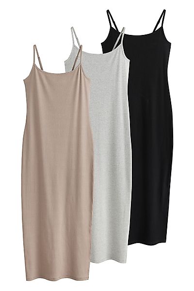 The Set Trägerkleid The Set geripptes günstig online kaufen