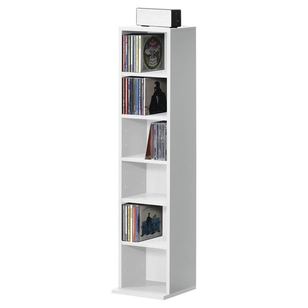en.casa CD-Regal, »Tynset« 90x20x20 cm Standregal günstig online kaufen