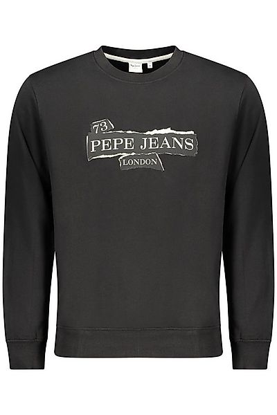 Pepe Jeans Sweatshirt Herren Sweatshirt Schwarz - Nachhaltig, Langarm günstig online kaufen