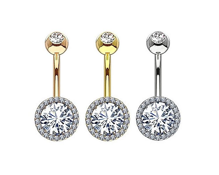 Taffstyle Bauchnabelpiercing Banane Piercing Stecker Chirurgenstahl Doppel günstig online kaufen