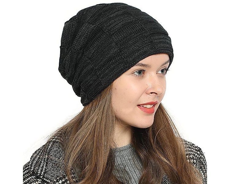 DonDon Beanie Damen warme Schlauchmütze Strickmütze (Packung, 1-St) Winterm günstig online kaufen