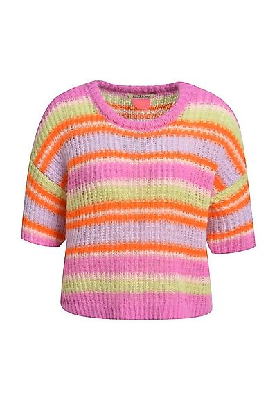 Smith & Soul Strickpullover in Halbarm-Länge, Streifendesign günstig online kaufen