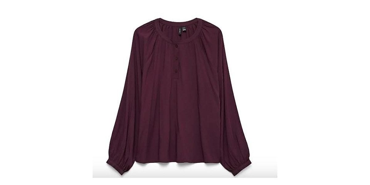 Vero Moda Blusenshirt VMBELLA LS PLACKET TOP WVN GA NOOS günstig online kaufen
