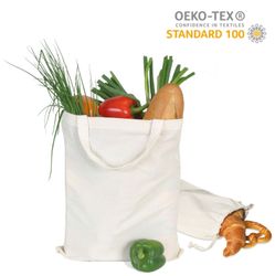 TEXXILLA Einkaufsbeutel Baumwolltasche CLASSIC kurze Henkel, günstig online kaufen