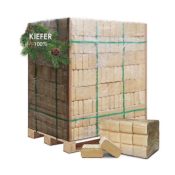 JSM-Brennholz Holzbriketts Holzbriketts aus Kiefernholz (100% günstig online kaufen