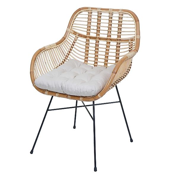 MCW Esszimmerstuhl P17 Polster Creme günstig online kaufen