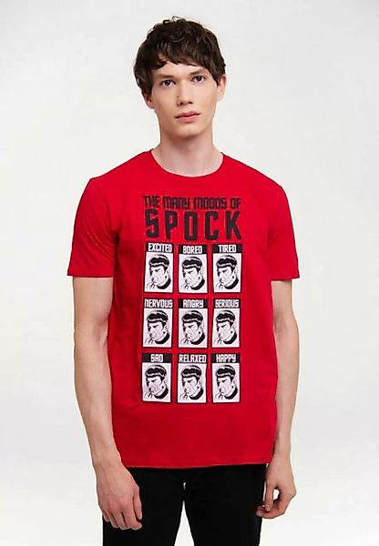 LOGOSHIRT T-Shirt Star Trek mit Spock-Print günstig online kaufen