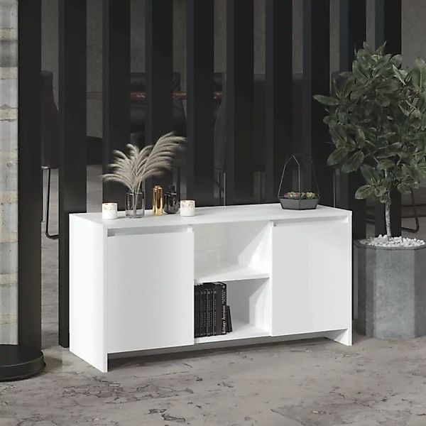 Tv-schrank Weiß 102x37,5x52,5 Cm Spanplatte günstig online kaufen