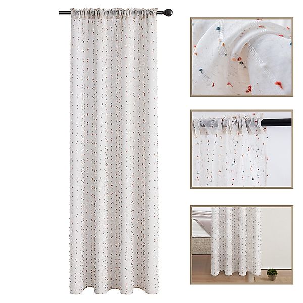 BTTO V&G Gardine Voile Gardinen Bunte günstig online kaufen