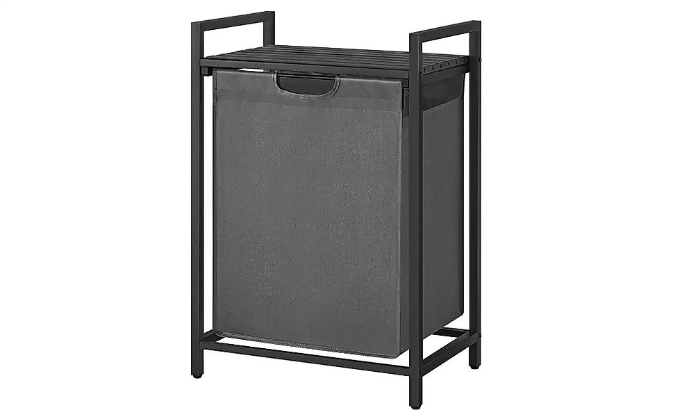 Wäschekorb   ¦ grau ¦ Stoff,Metall ¦ Maße (cm): B: 50 H: 72 Aufbewahrung > günstig online kaufen