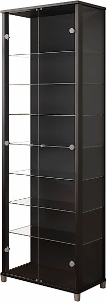 fif möbel Vitrine "Optima", Standvitrine, 2 Glastüren, 7 Böden, vielseitig, günstig online kaufen