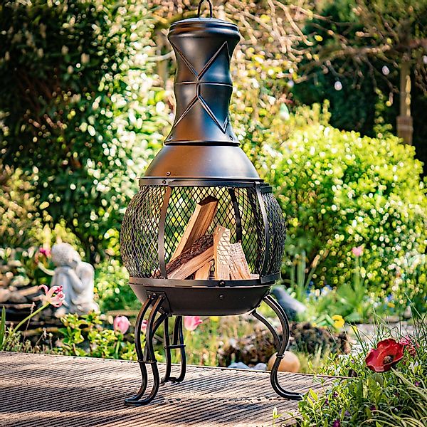 INtrenDU Feuerstelle Gartenofen San Remo 90cm günstig online kaufen