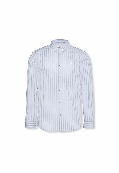Calvin Klein Businesshemd "LS MULTI STRIPE STRETCH SLIM SHI", Mit Rundhalsa günstig online kaufen