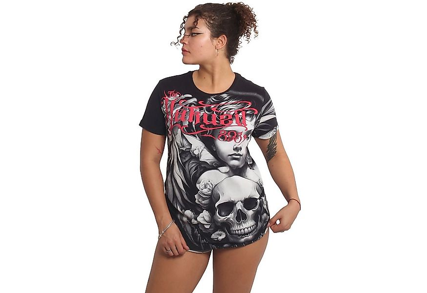 YAKUZA Rundhalsshirt Angelic mit Rippbündchen günstig online kaufen