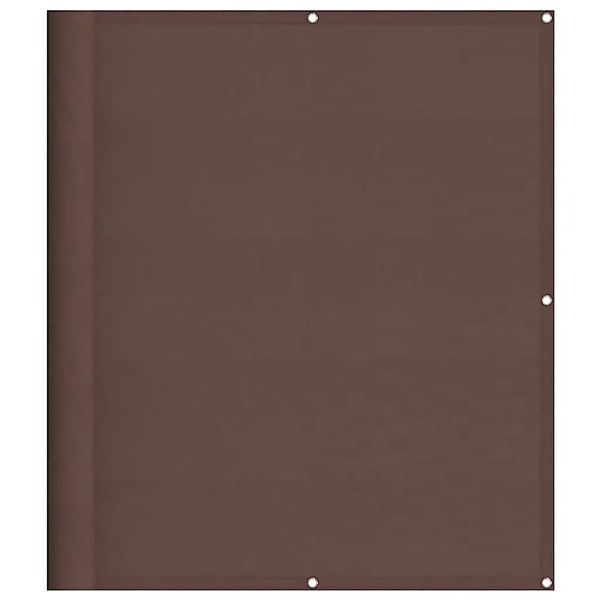 vidaXL Balkon-Sichtschutz Braun 120x800 cm 100 % Polyester-Oxford 4000397 günstig online kaufen
