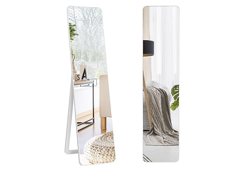 COSTWAY Standspiegel, Ganzkörperspiegel stehend/ Wandmontage, 160 x 37 cm günstig online kaufen