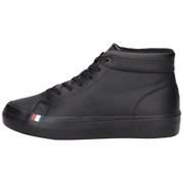Tommy Hilfiger Modern Vulc Lth Hi WL Herren schwarz|schwarz günstig online kaufen