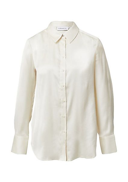comma Langarmbluse Bluse Hemdbluse aus Satin günstig online kaufen