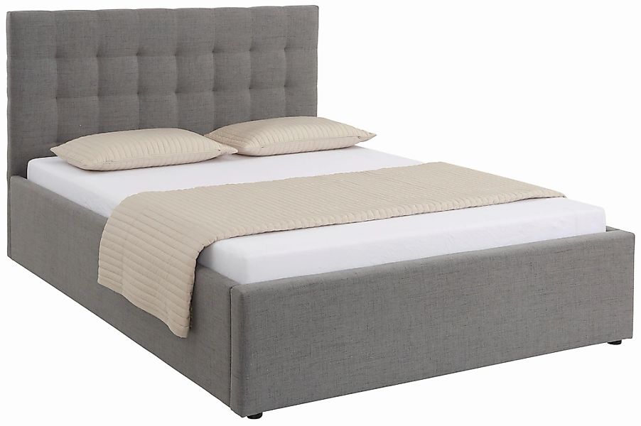 OTTO home Polsterbett "Hamar, Knopfsteppung im Kopfteil, bis 250 KG belastb günstig online kaufen