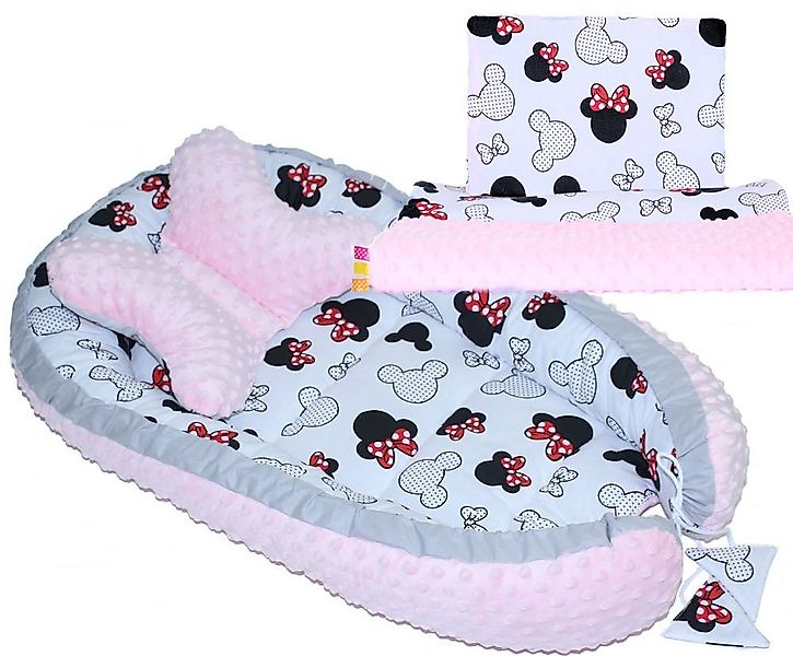 Primawela Bettnestchen Baby MINKY Nestchen Kokon Kuschelnest Kissen Decke S günstig online kaufen