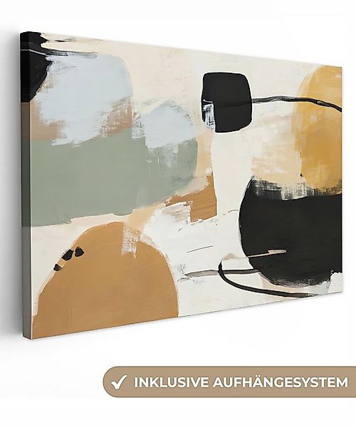 OneMillionCanvasses® Leinwandbild Farbe - Abstrakt - Farben, Fotodruck (1 S günstig online kaufen