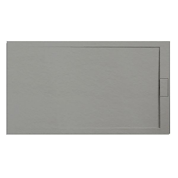 Ottofond Duschwanne Extraflach Zona Rechteck 120 cm x 90 cm Zementgrau günstig online kaufen