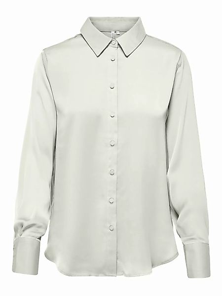 ONLY Glänzende Hemd Damen Beige günstig online kaufen