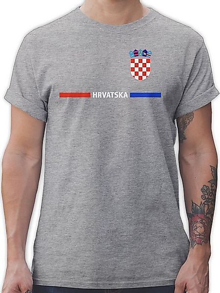 Shirtracer T-Shirt Kroatisches Trikot Wappen, Hrvatska mit Stolz, Hrvatska- günstig online kaufen