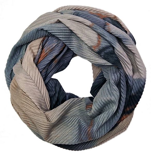 dy_mode Loop Damen Loopschal mit Marmor-Print Rundschal Schlauchschal Herbs günstig online kaufen