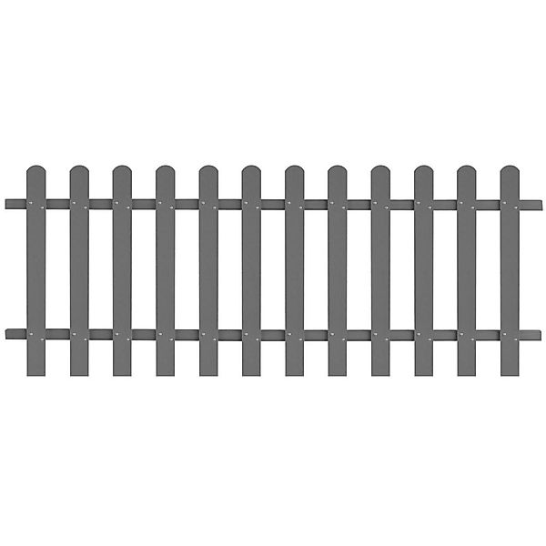 DOTMALL Gartenzaun Lattenzaun WPC 200x80 cm günstig online kaufen