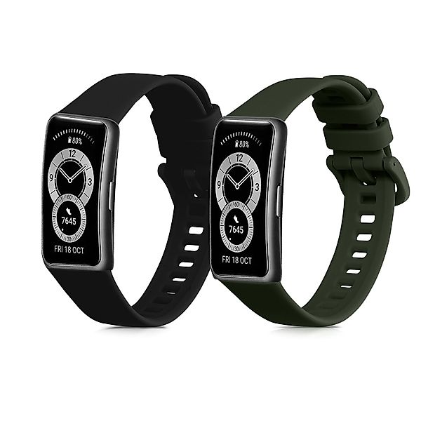 kwmobile Uhrenarmband 2x Sportarmband für Huawei günstig online kaufen